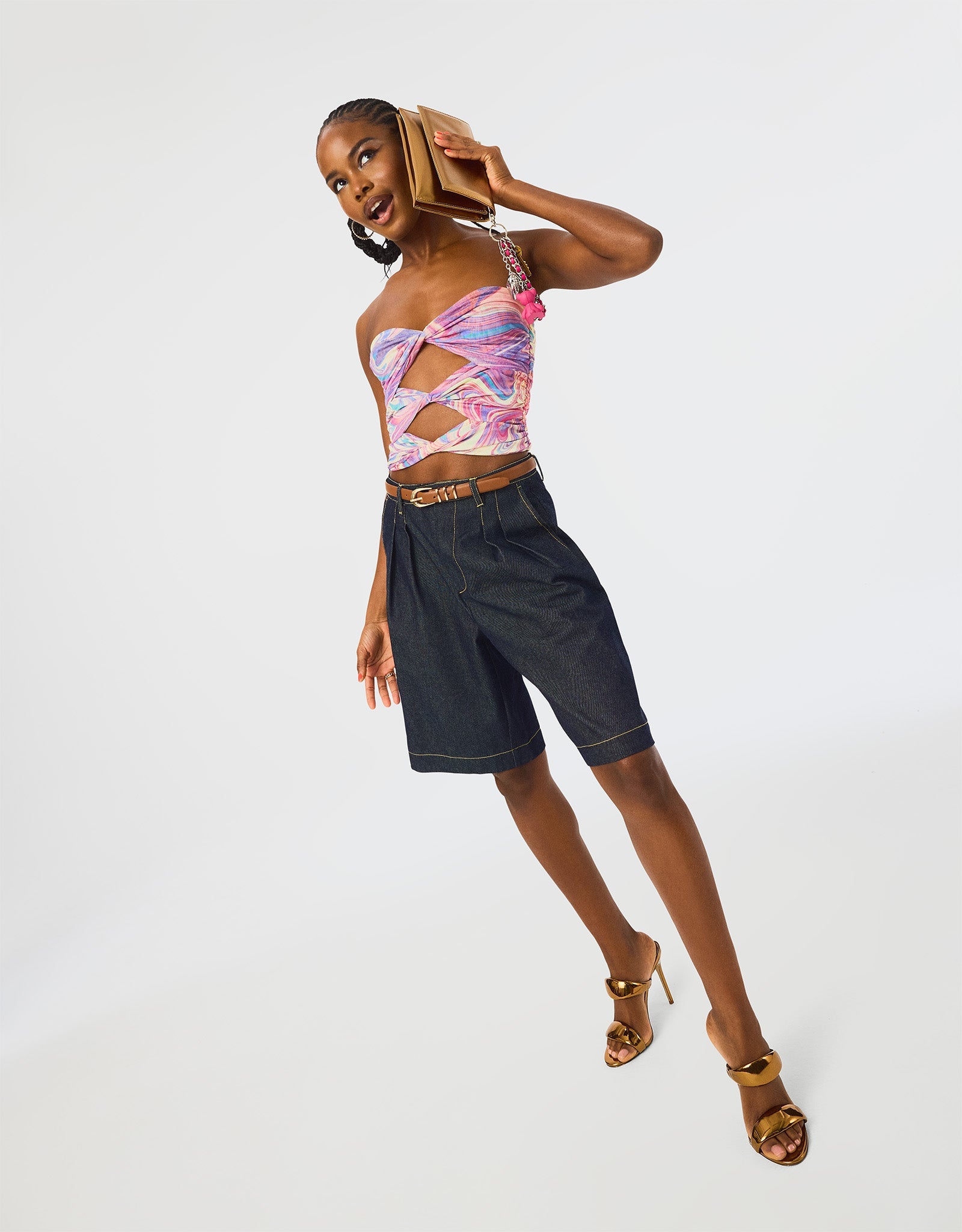 IVANA DENIM SHORTS