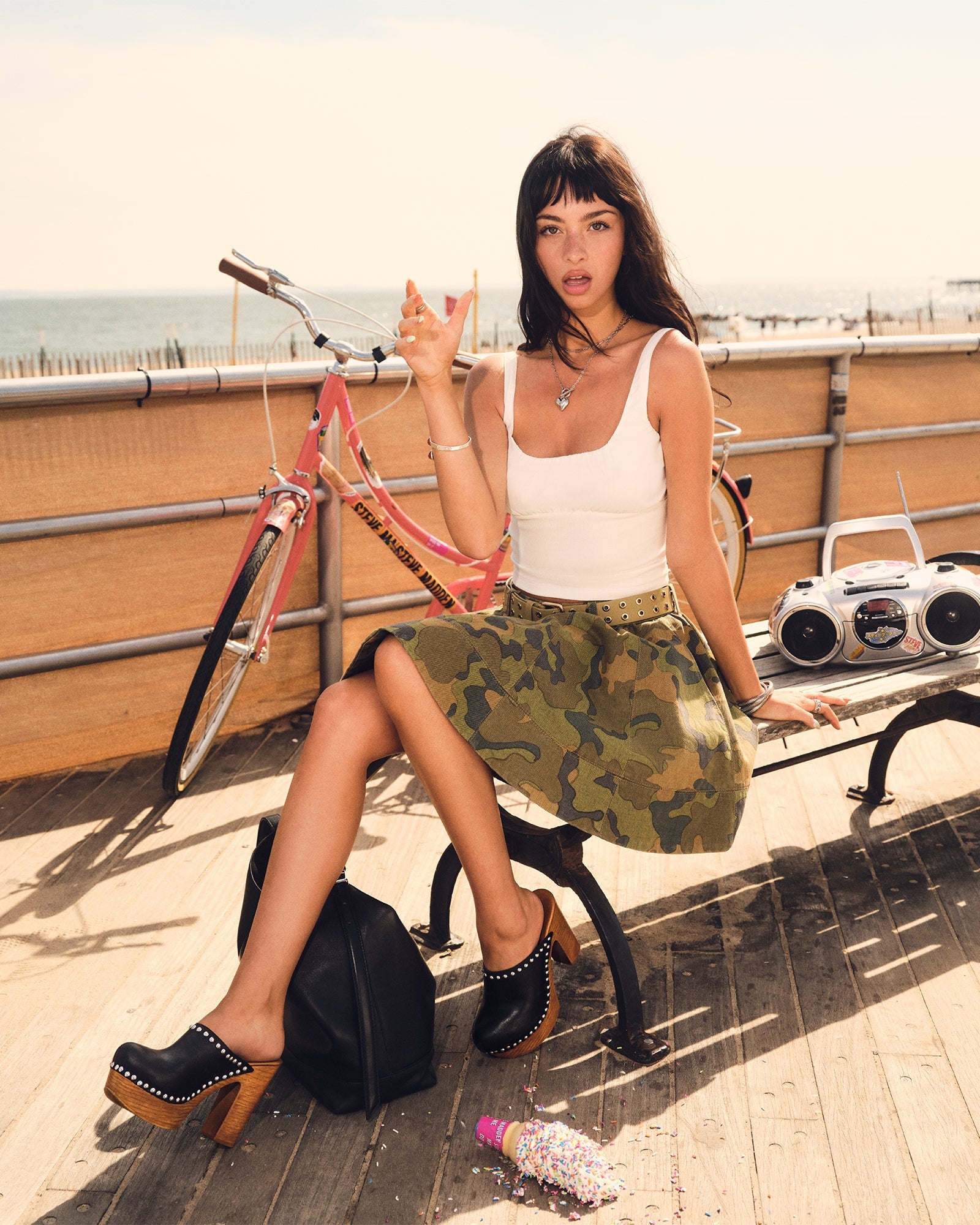 SLOAN SKIRT CAMOUFLAGE