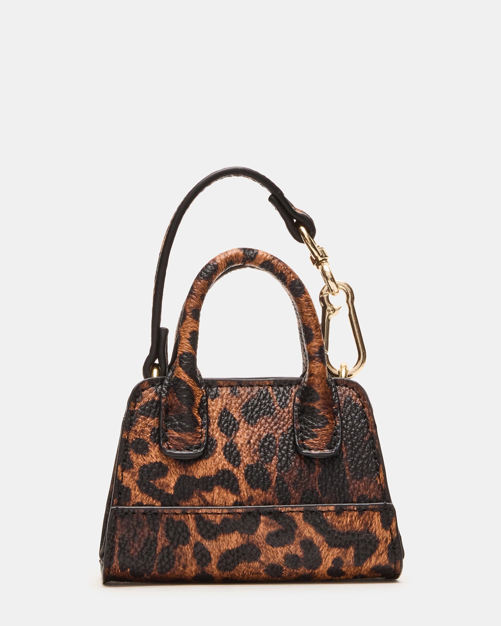 MICRO TOTE BAG CHARM LEOPARD