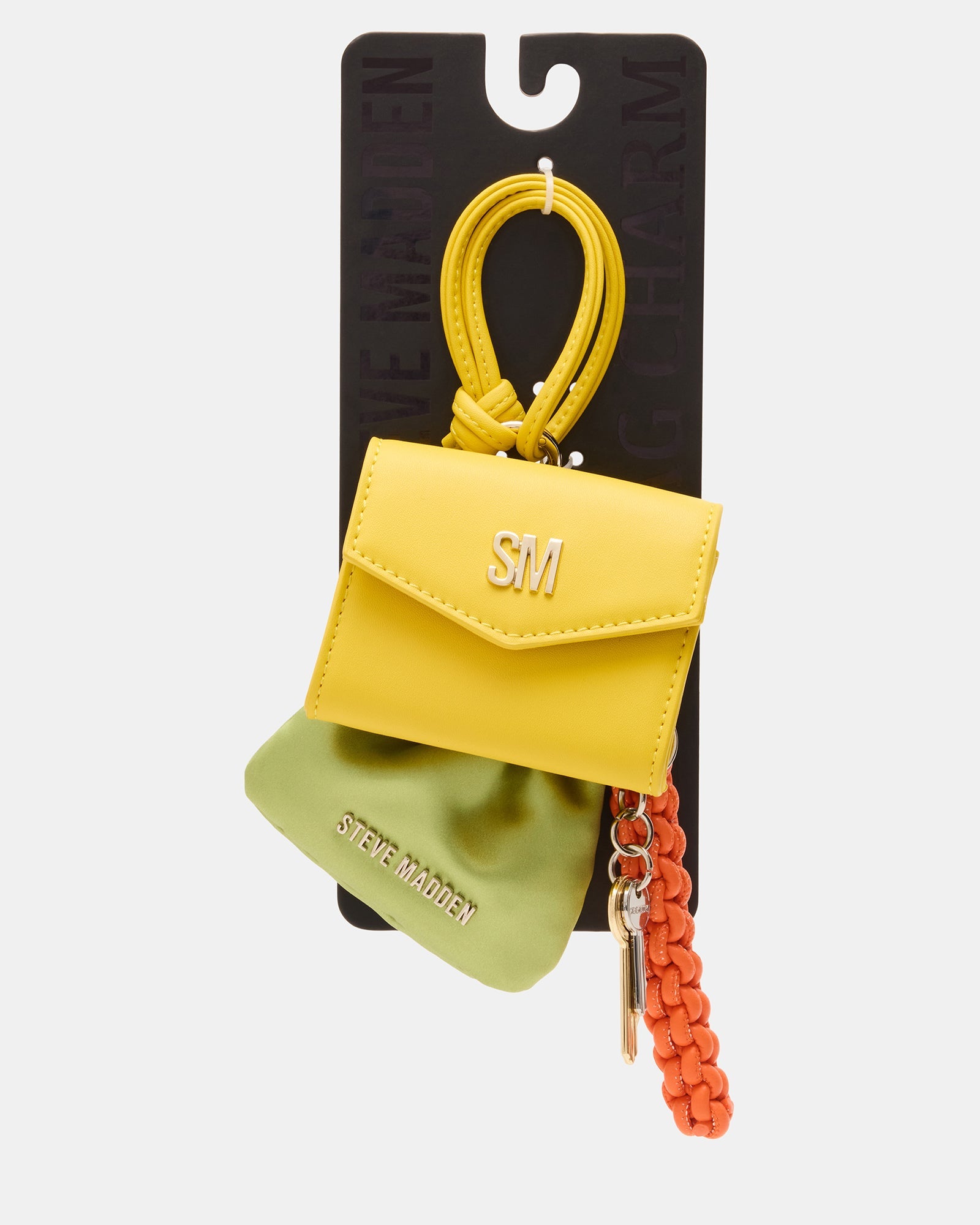 TRAVEL BAG CHARM YELLOW MULTI