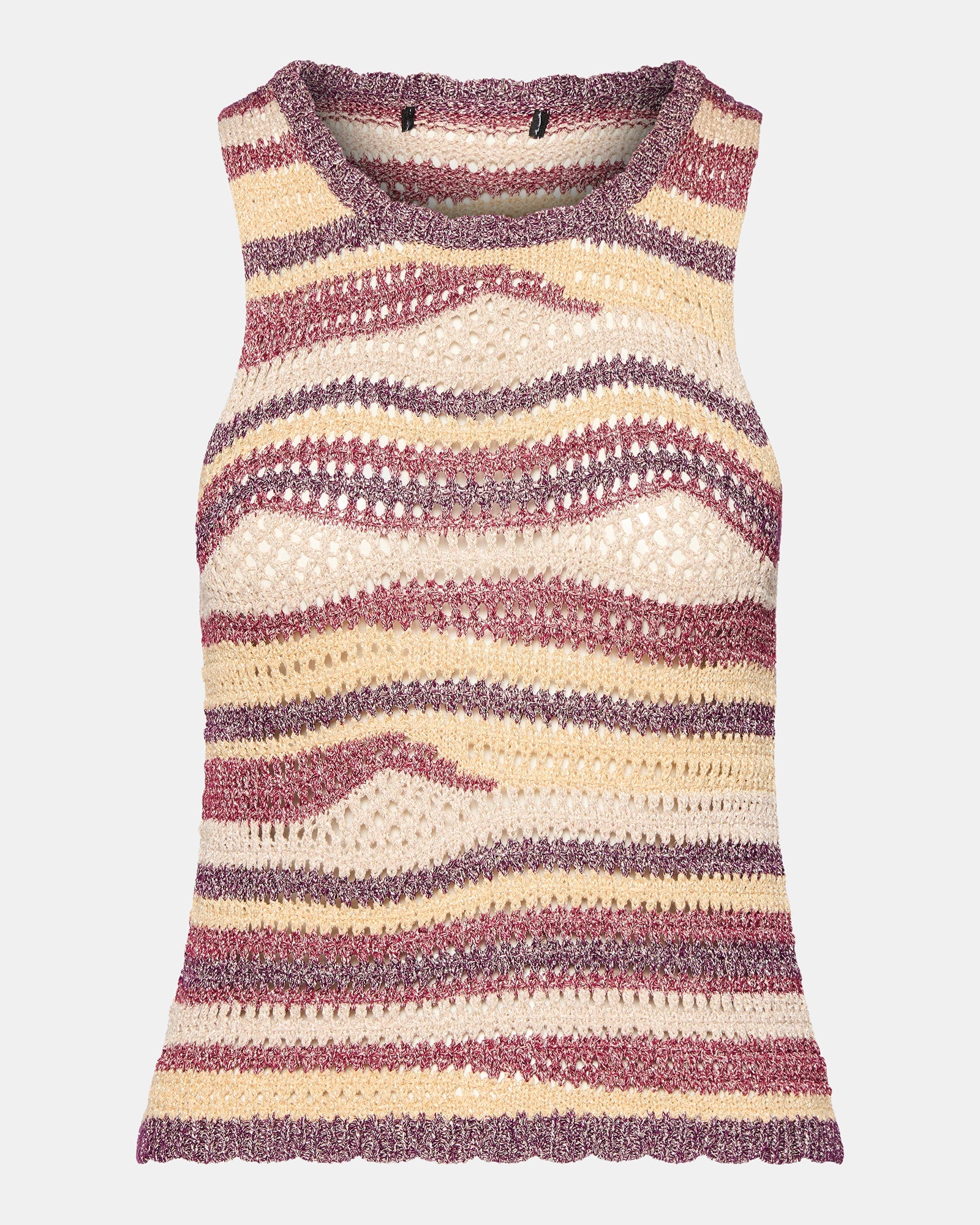 HANNAH TOP RED MULTI
