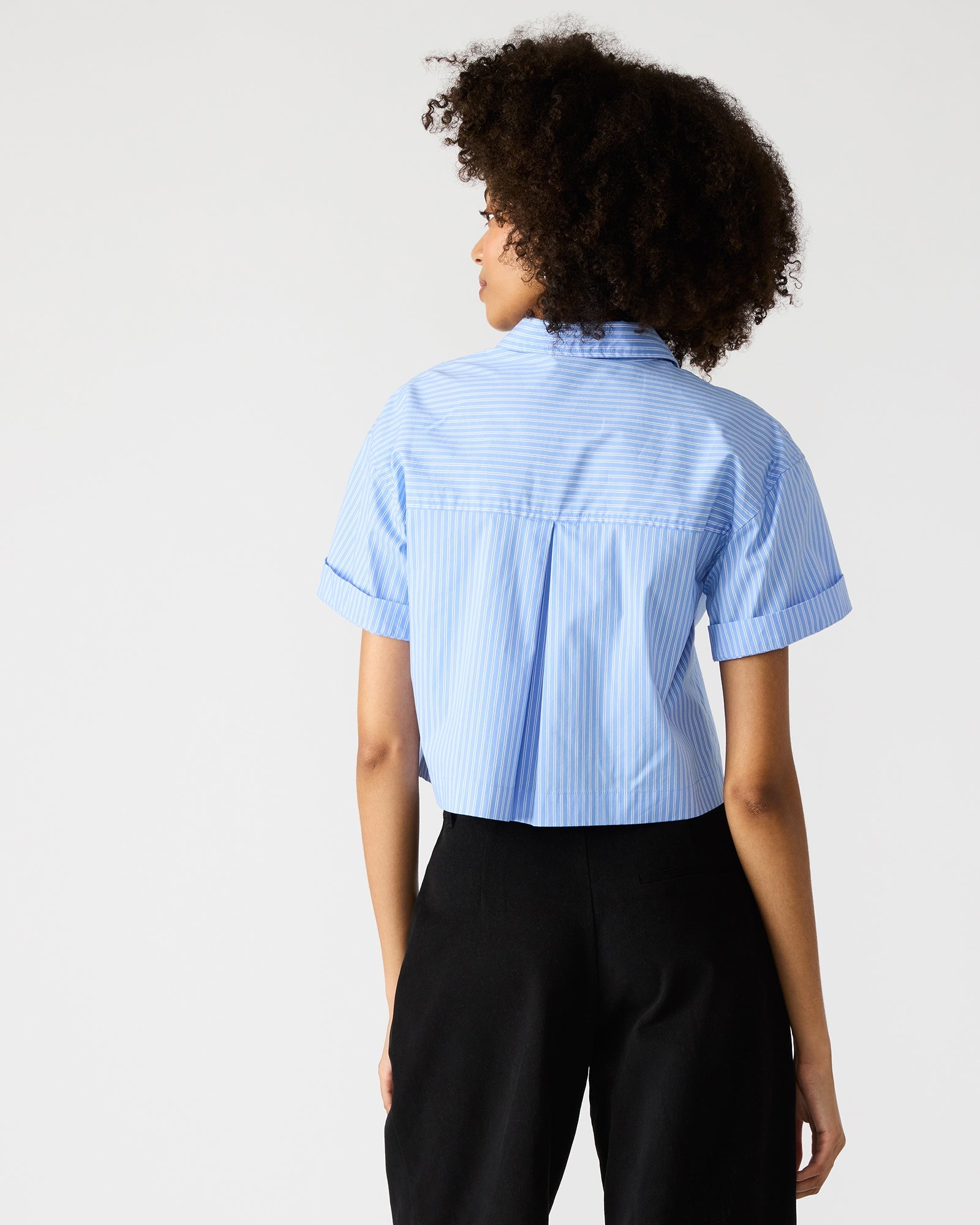 TULA TOP BLUE/WHITE