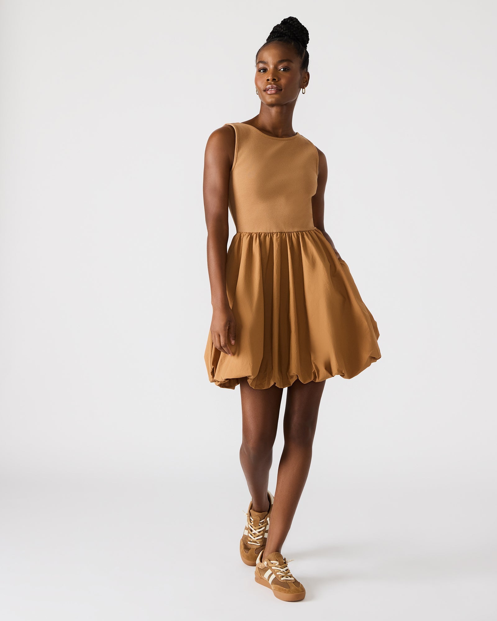 PALERMO DRESS CARAMEL